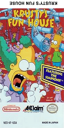 Krusty's Fun House Cover Art - WOI Solutions