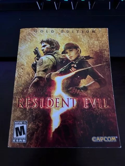 Resident Evil 5 Gold Edition Manual Only For PlayStation 3