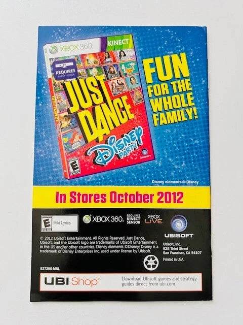 Just Dance 4 for Xbox 360 Manual Only Cover Art - WOI Solutions