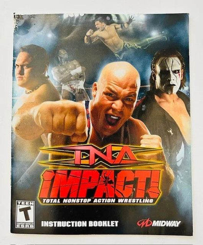 TNA Impact! For PS3 Manual Only Cover Art - WOI Solutions
