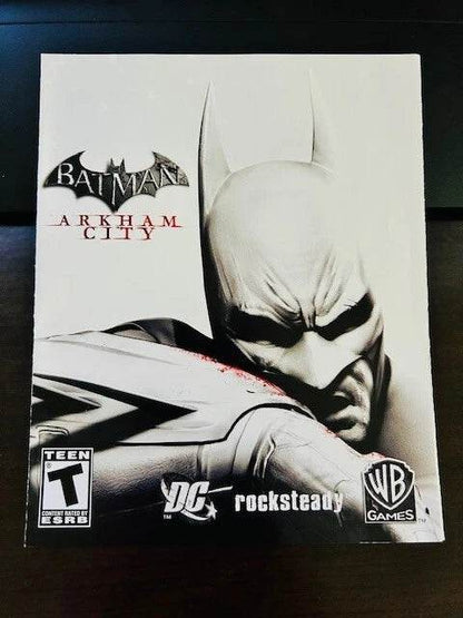 Batman Arkham City for PS3 Manual Only Cover Art - WOI Solutions