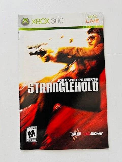 Stranglehold for Xbox 360 Manual Only Cover Art - WOI Solutions