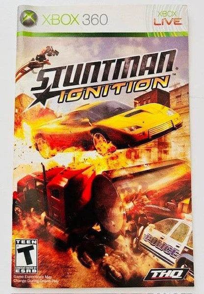 Stuntman Ignition for Xbox 360 Manual Only Cover Art - WOI Solutions