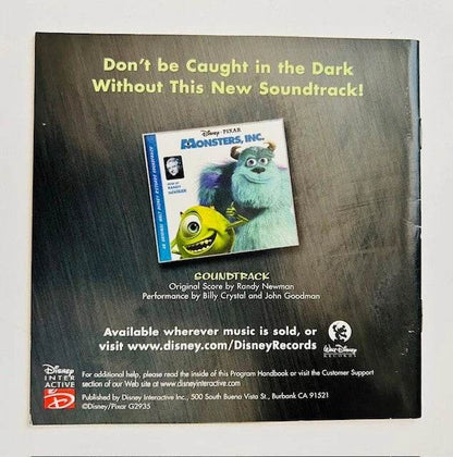 Monsters Inc: Scare Island for PC Manual Only Cover Art - WOI Solutions