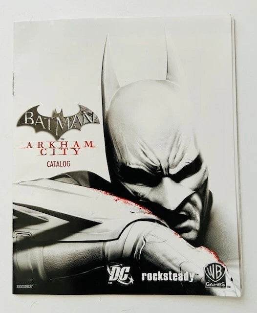 Batman Arkham City for PS3 Manual Only Cover Art - WOI Solutions