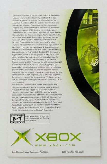 Microsoft Games X08-69213 Manual Only Cover Art - WOI Solutions