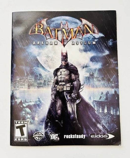 Batman: Arkham Asylum for PS3 Manual Only Cover Art - WOI Solutions